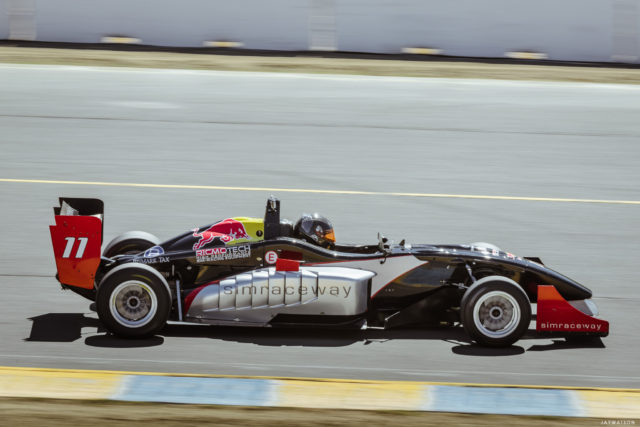 F3 Racecar driver Anatoly Pogorelov at Sonoma Raceway