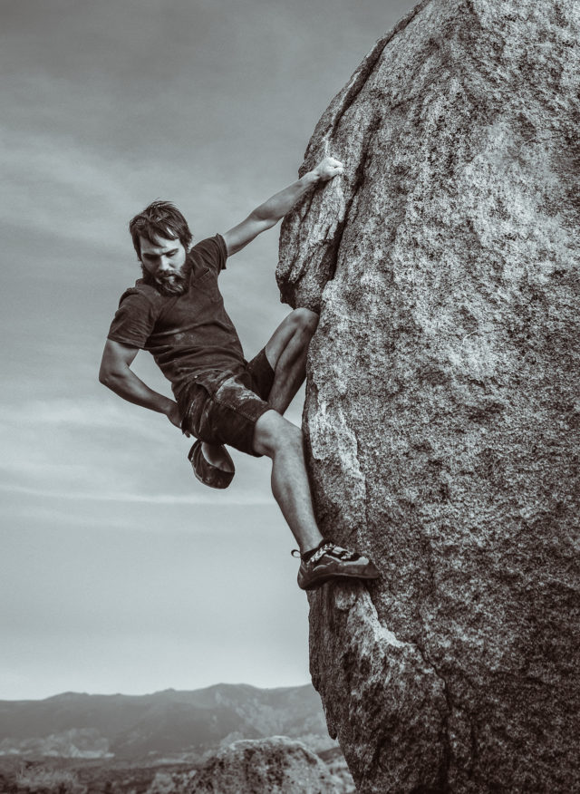 rock climbing Bishop, CA